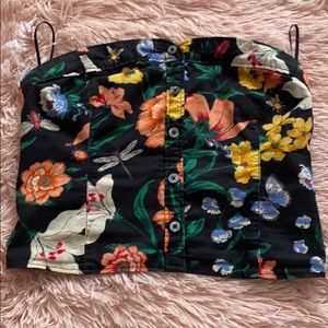 Hollister cropped tube top